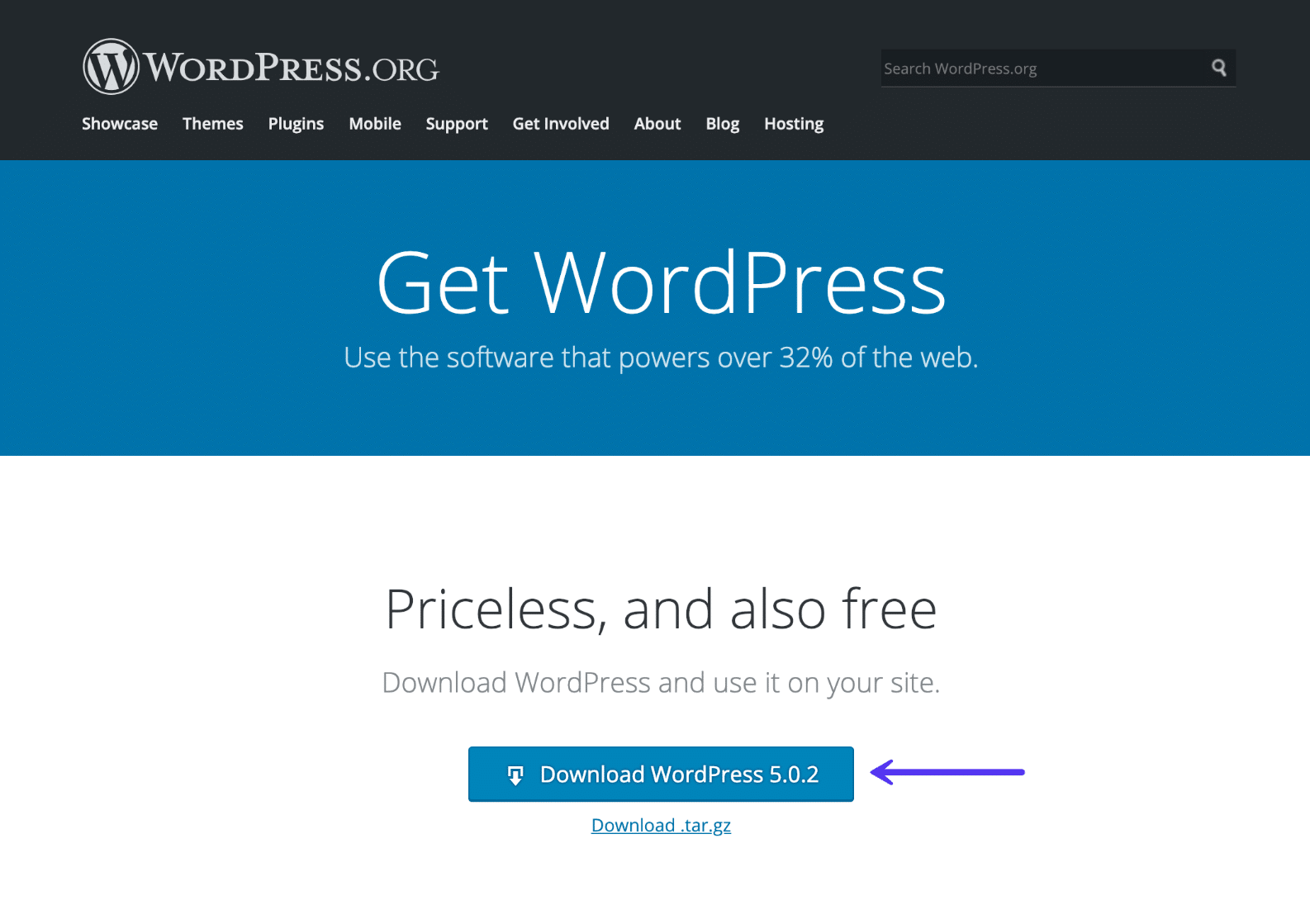 download and install wordpress